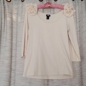 H&M Ruffle Shoulder Top